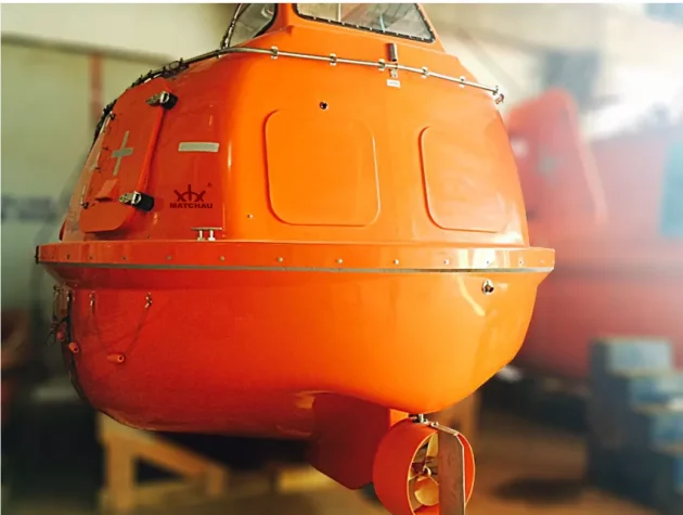 Enclosed Round Lifesaving Equipment Life Boat for Offshore